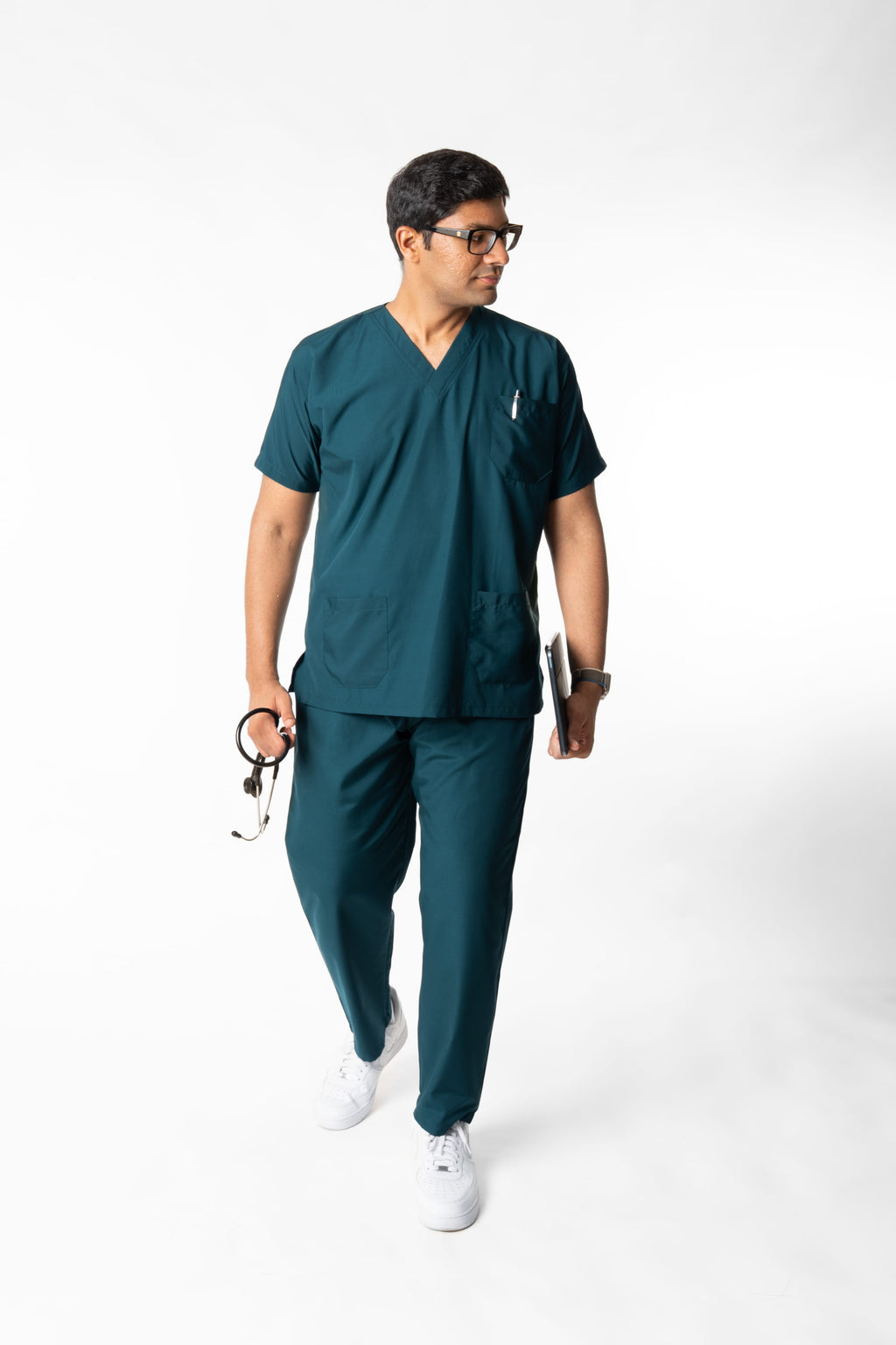 Unit Teal Male Scrub Set