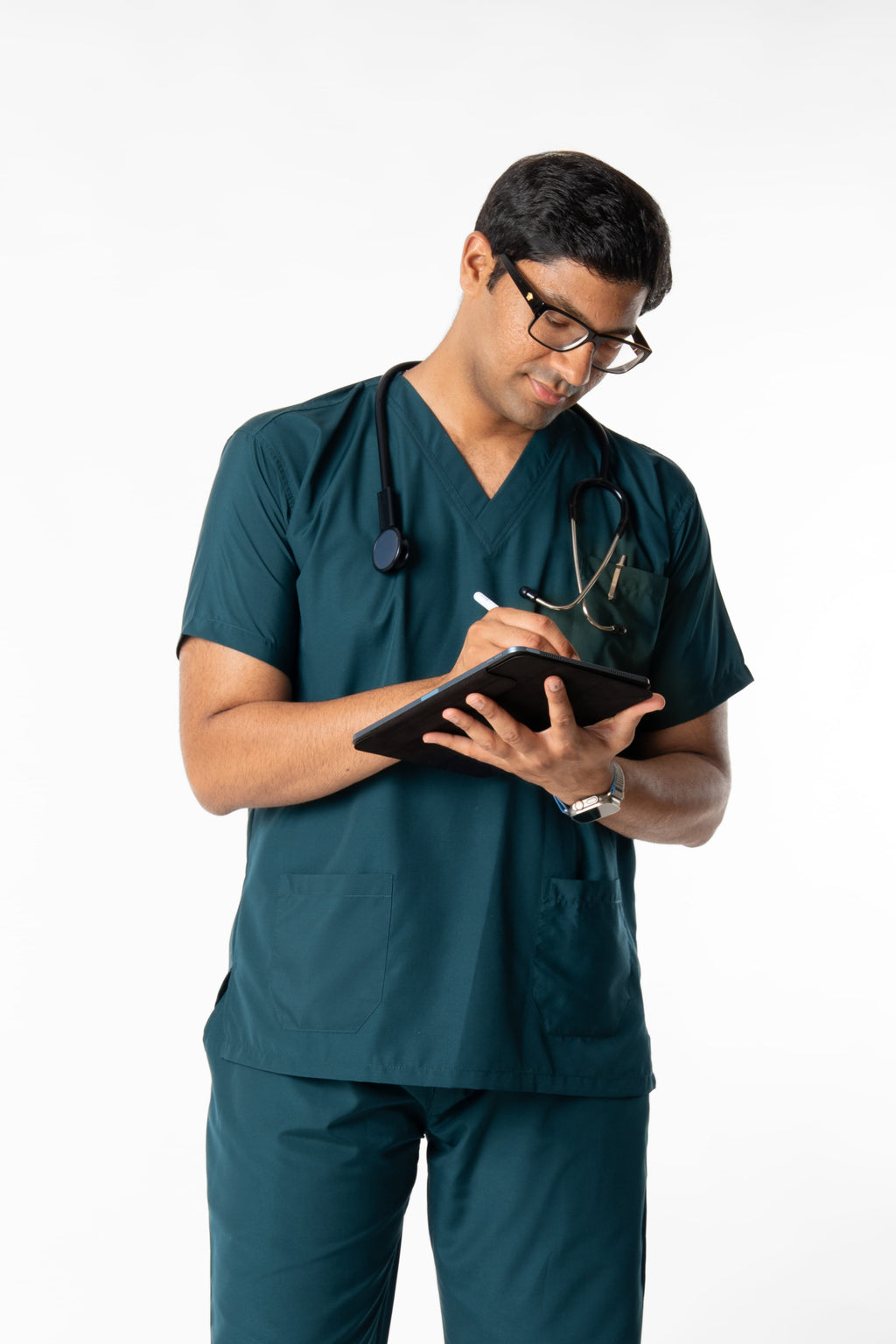 Unit Teal Male Scrub Set