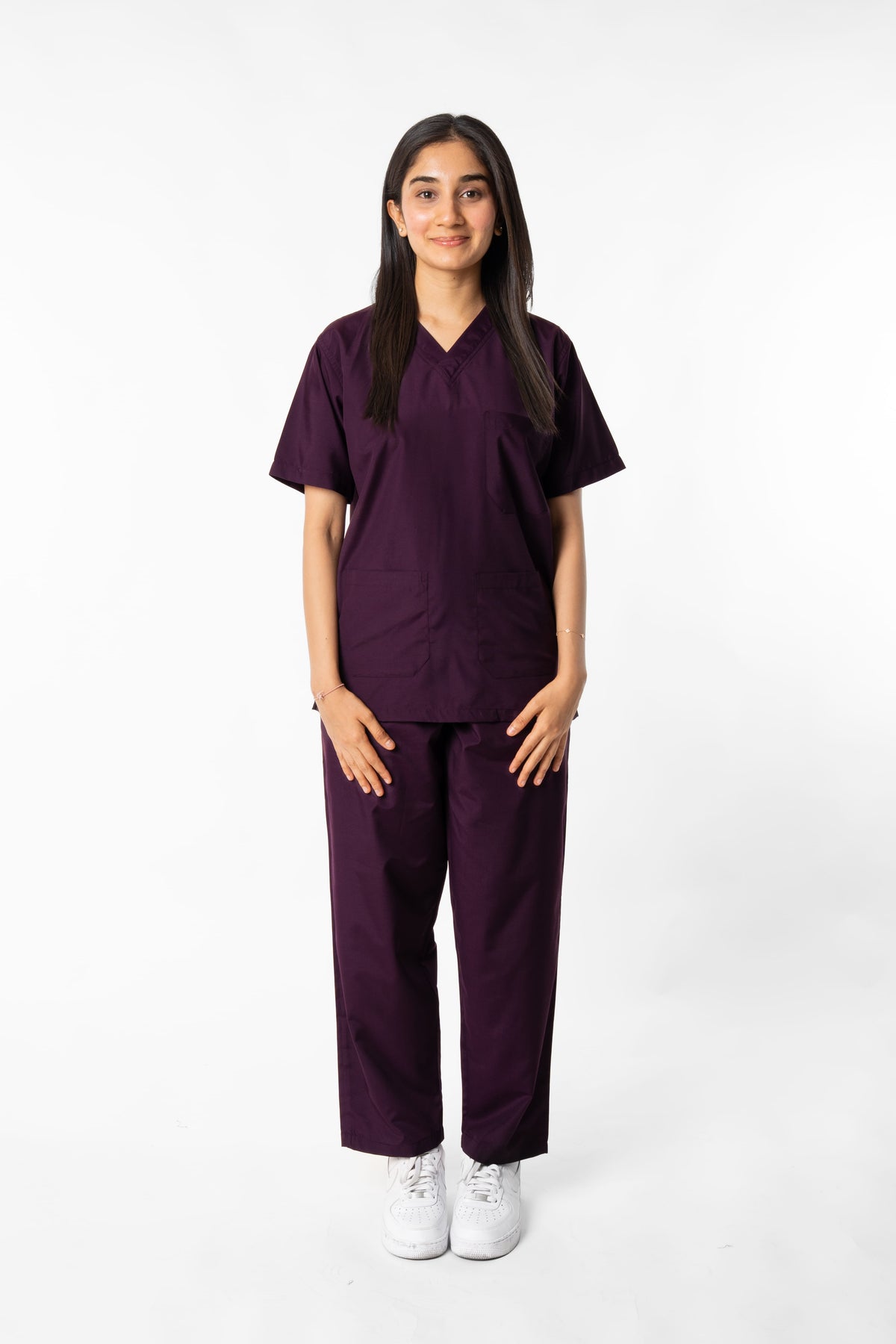 Unit Purple Female Scrub Set
