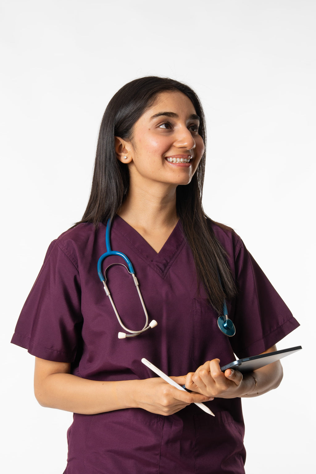 Unit Purple Female Scrub Set