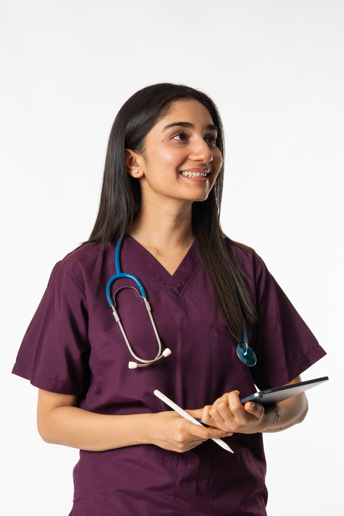 Unit Purple Female Scrub Set