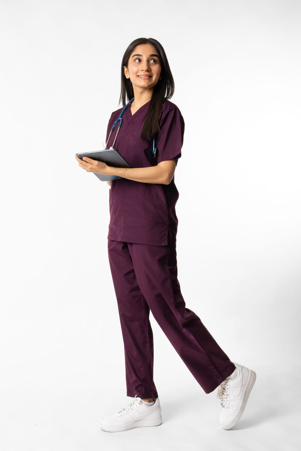 Unit Purple Female Scrub Set