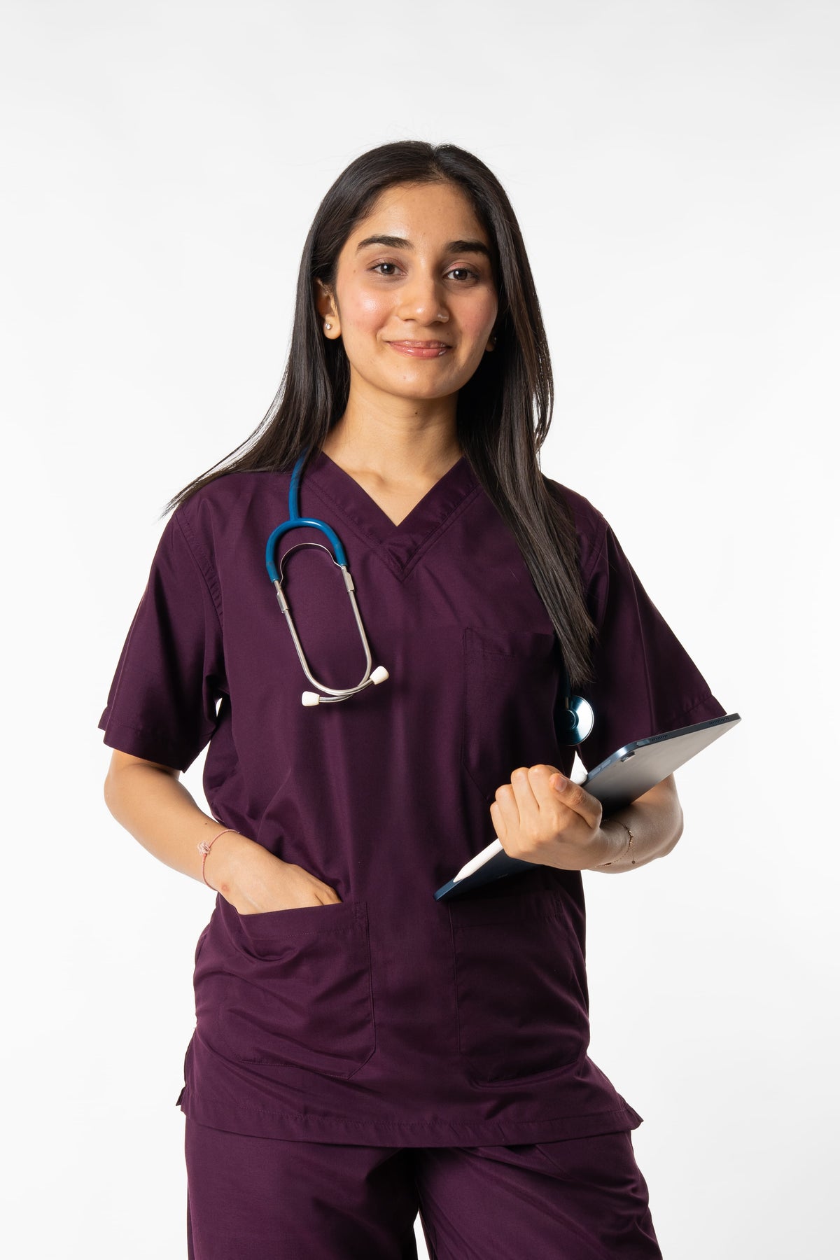Unit Purple Female Scrub Set