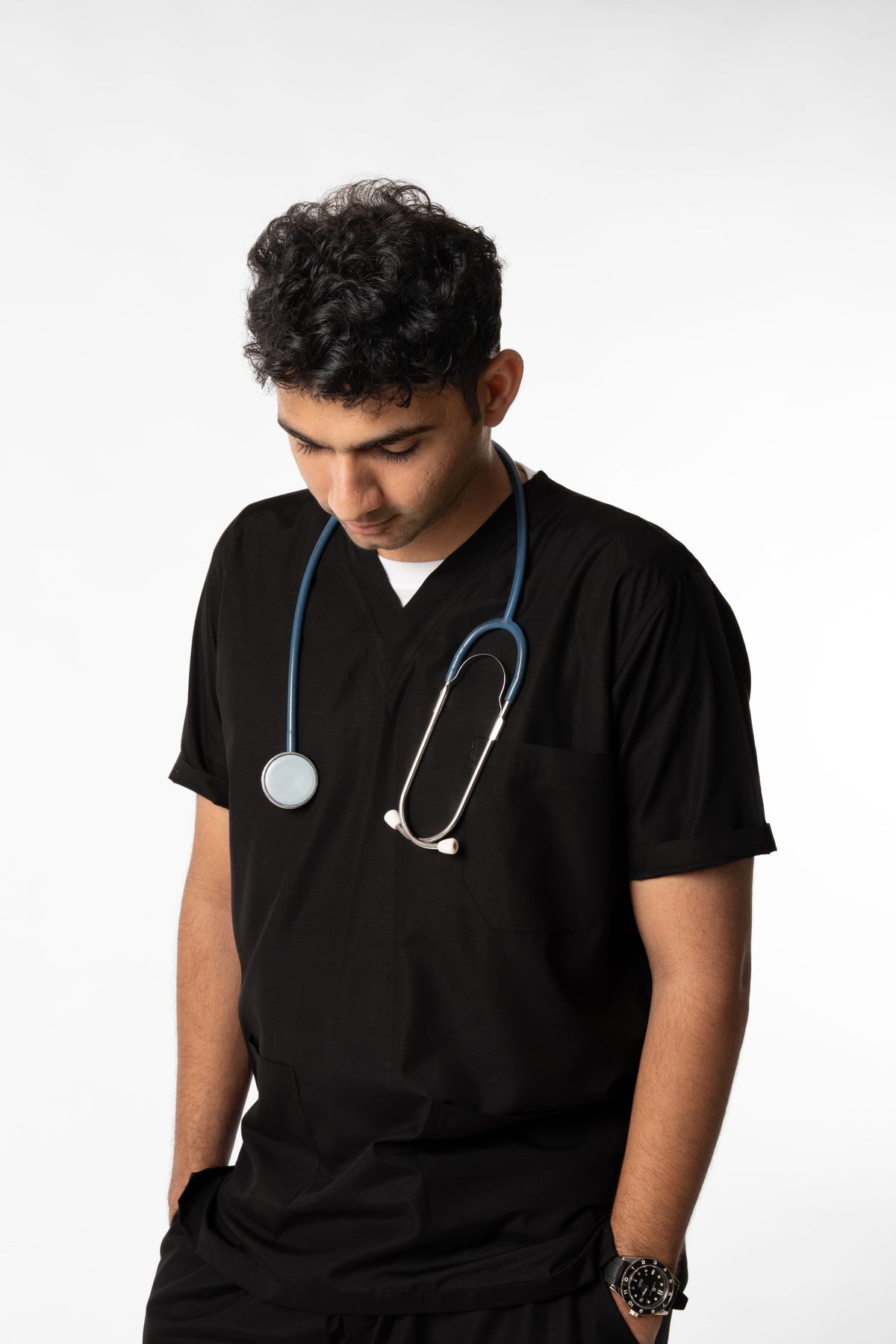 Unit Black Male Scrub Set