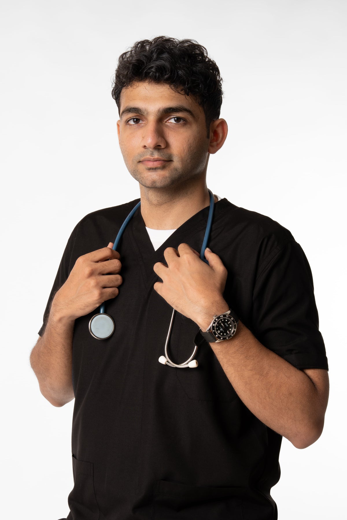 Unit Black Male Scrub Set