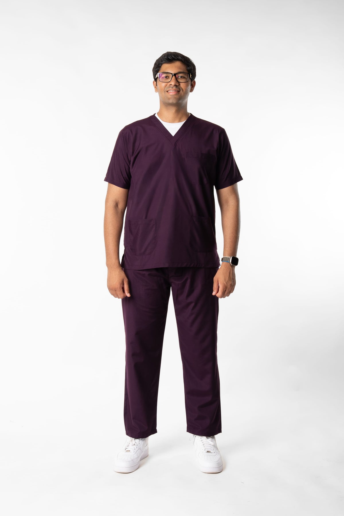 Unit Purple Male Scrub Set
