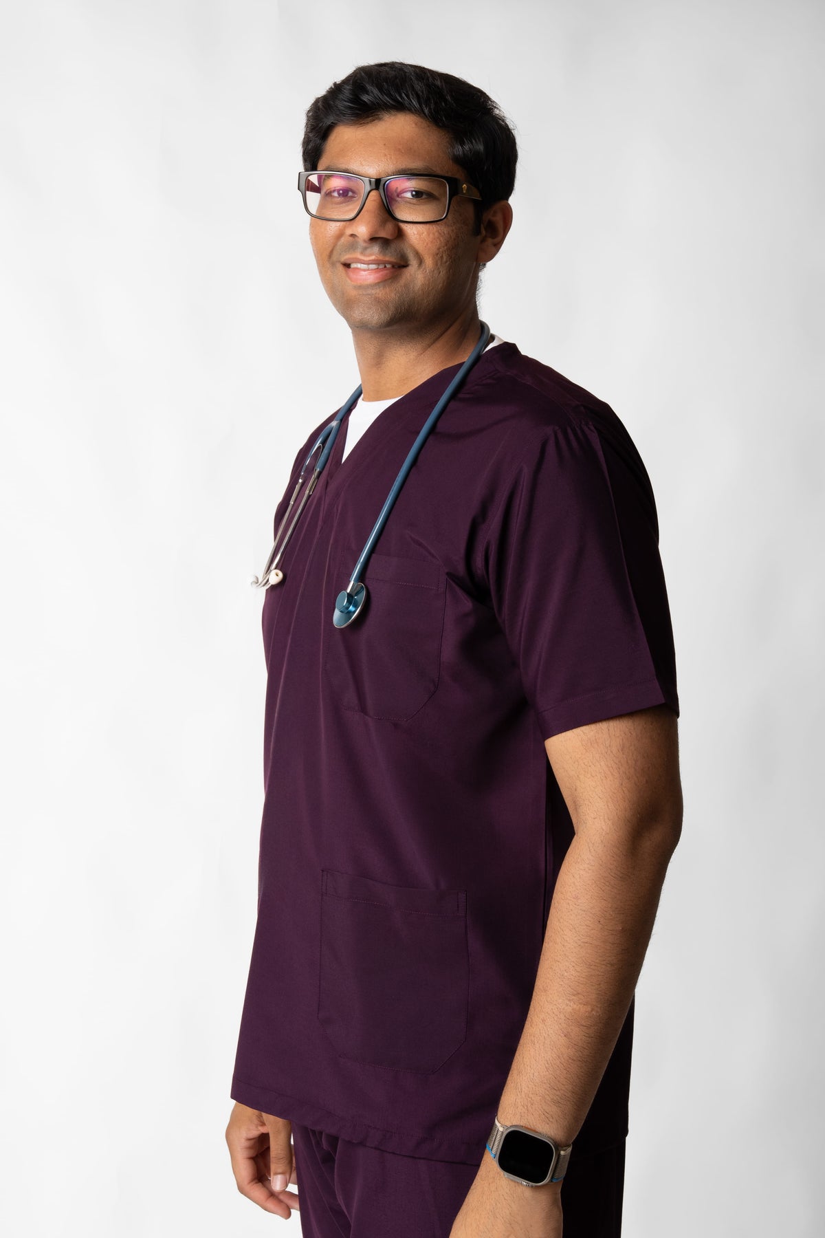Unit Purple Male Scrub Set