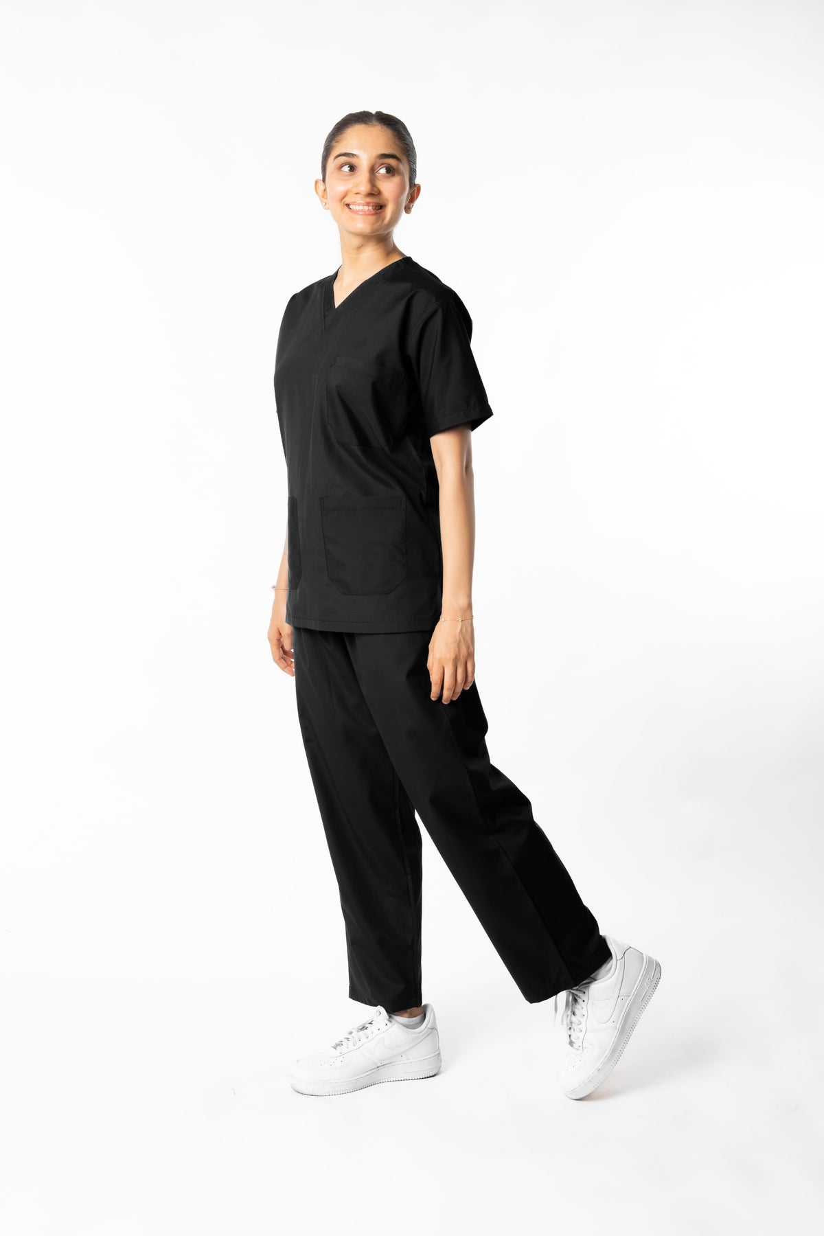 Unit Black Female Scrub Set