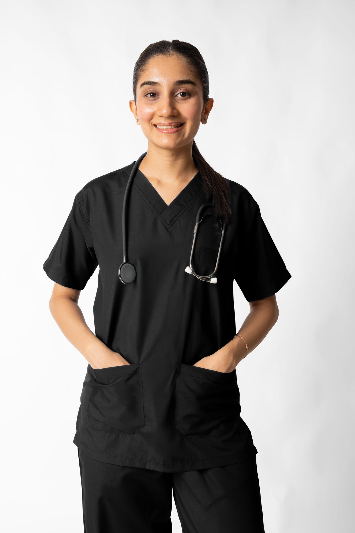 Unit Black Female Scrub Set