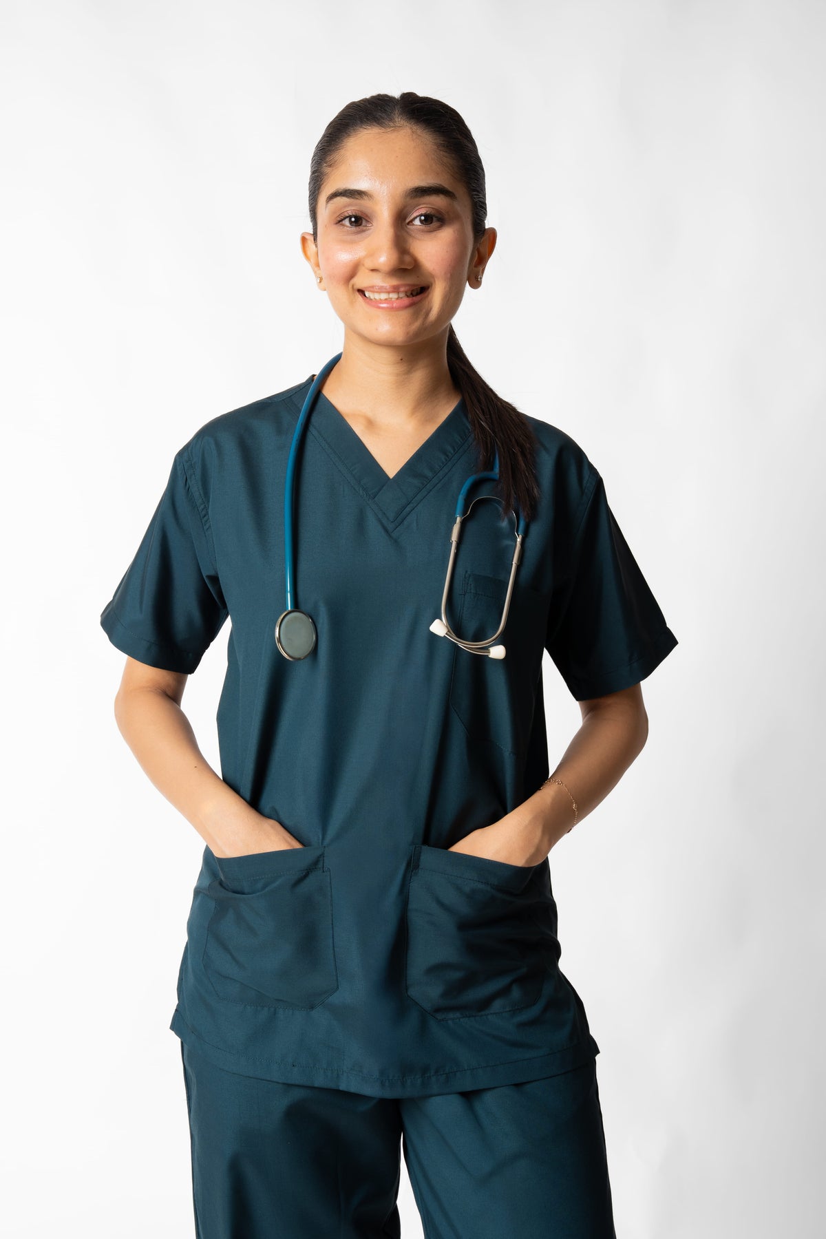 Unit Teal Female Scrub Set